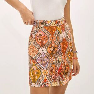 NWT Farm Rio Anthropologie Lavinia Mini Skirt